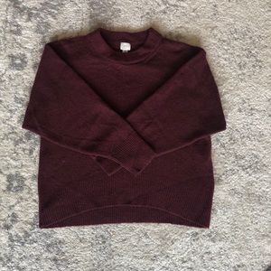 Maroon A New Day Hi-low sweater